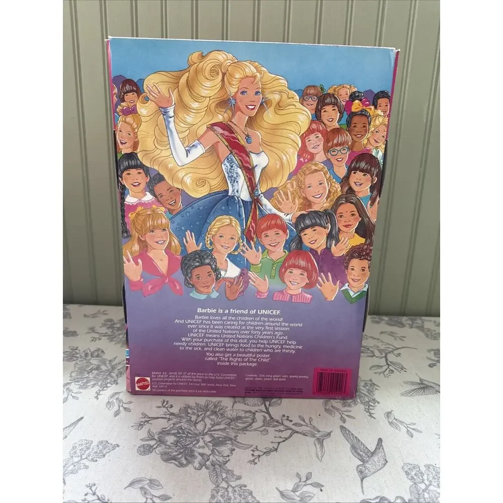 Vtg United States Committee for Unicef Barbie Doll Special Edition Mattel 1989